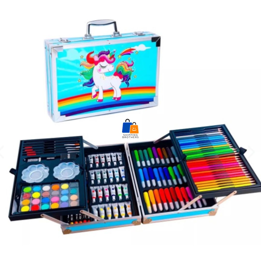 KIT DE ARTE 147 PIEZAS🌈🌟 - ENVIO GRATIS