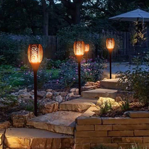 Antorcha Solar Decorativa | Ilumina tu Jardín sin Cables - ENVÍO GRATIS