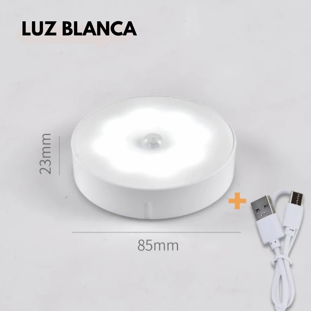 LuzSensorPro® SET X 3 DE LUZ LED CON SENSOR DE MOVIMIENTO Y RECARGABLE - ENVIO GRATIS
