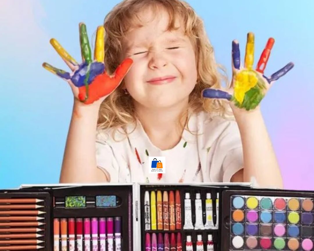 KIT DE ARTE 147 PIEZAS🌈🌟 - ENVIO GRATIS