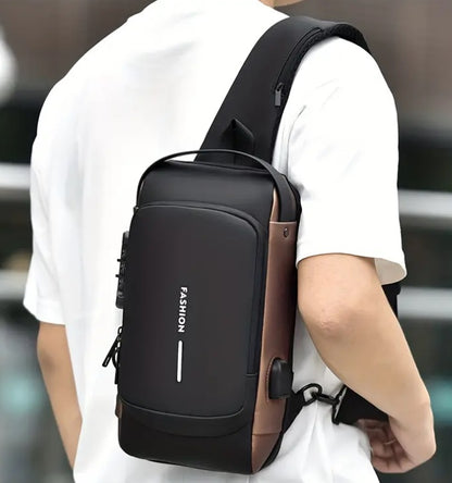 BOLSO ANTIRROBO CON PUERTO DE CARGA USB IMPERMEABLE ® -ENVIO GRATIS