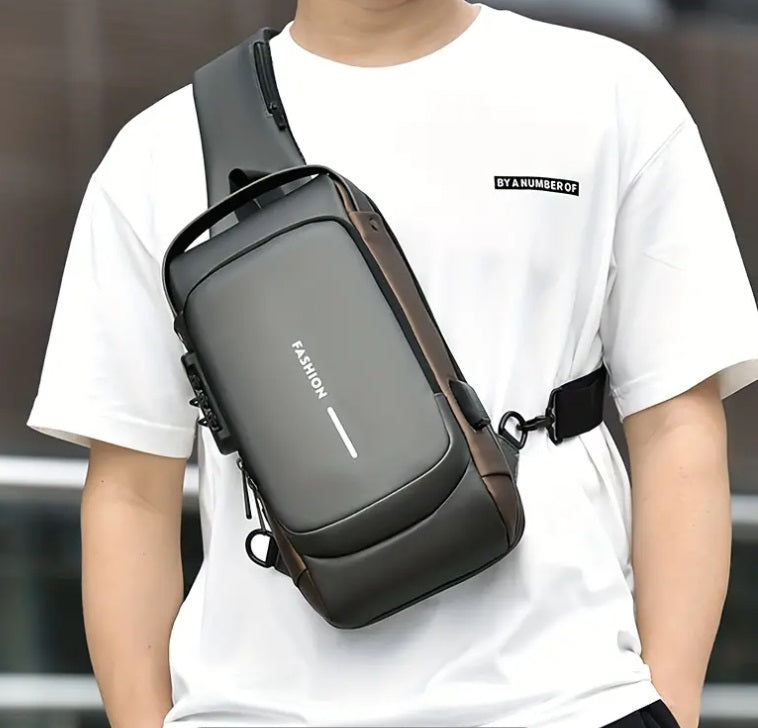 BOLSO ANTIRROBO CON PUERTO DE CARGA USB IMPERMEABLE ® -ENVIO GRATIS