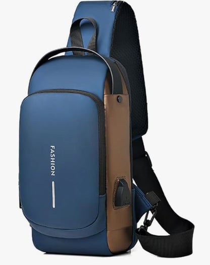 BOLSO ANTIRROBO CON PUERTO DE CARGA USB IMPERMEABLE ® -ENVIO GRATIS