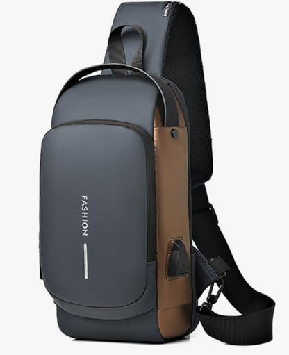 BOLSO ANTIRROBO CON PUERTO DE CARGA USB IMPERMEABLE ® -ENVIO GRATIS