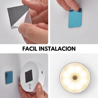 LuzSensorPro® SET X 3 DE LUZ LED CON SENSOR DE MOVIMIENTO Y RECARGABLE - ENVIO GRATIS