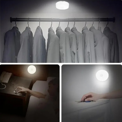 LuzSensorPro® SET X 3 DE LUZ LED CON SENSOR DE MOVIMIENTO Y RECARGABLE - ENVIO GRATIS
