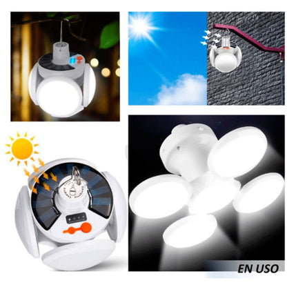 Foco expandible Recarga solar y USB - ENVÍO GRATIS