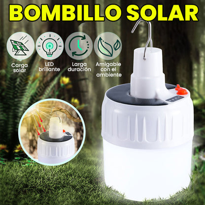 Bombillo solar recargable - ENVÍO GRATIS
