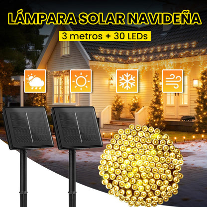 LAMPARA SOLAR NAVIDEÑA - ENVÍO GRATIS