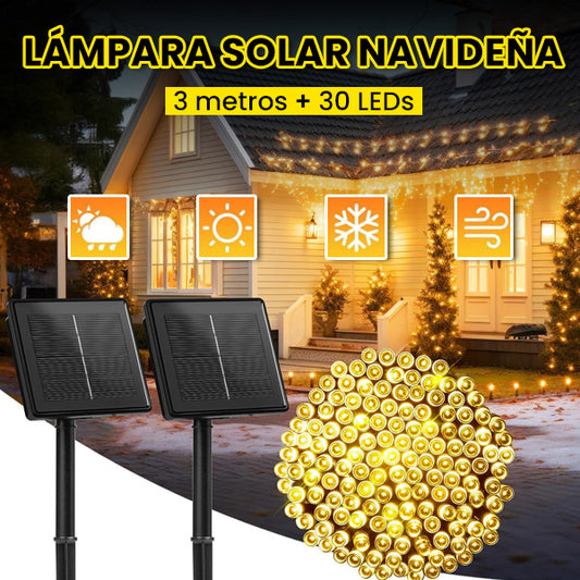 LAMPARA SOLAR NAVIDEÑA - ENVÍO GRATIS