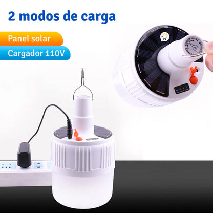 Bombillo solar recargable - ENVÍO GRATIS