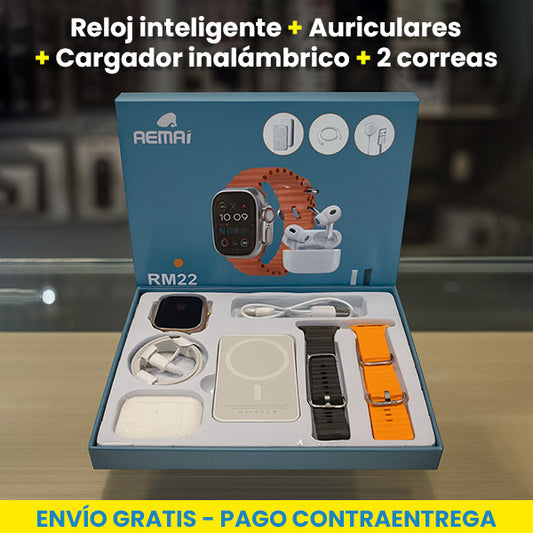 Set reloj digital + Auriculares inalámbricos + Power Bank - ENVÍO GRATIS