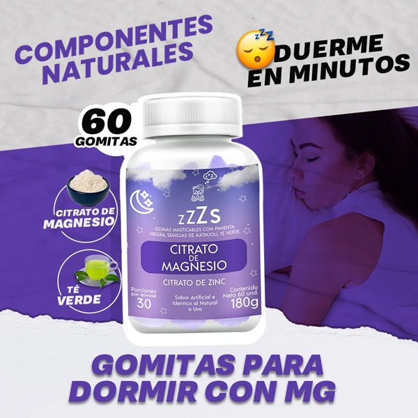 Gomitas de citrato de magnesio - ENVÍO GRATIS