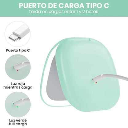 Mini espejo con luz LED - ENVÍO GRATIS
