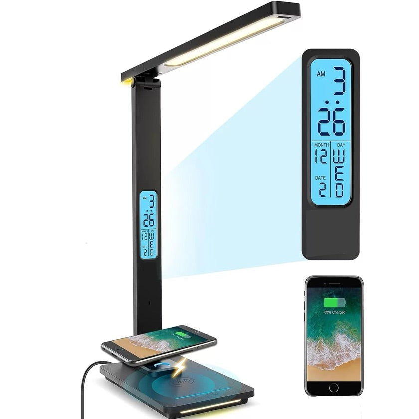 LAMPARA DE ESCRITORIO CARGA INALAMBRICA - ENVIO GRATIS