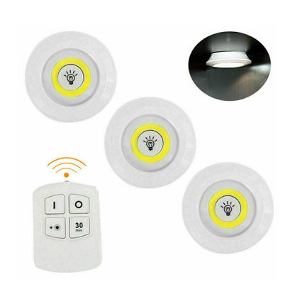 LUZ LED PRO ® SET X 3 INALAMBRICA CON CONTROL-ENVIO GRATIS