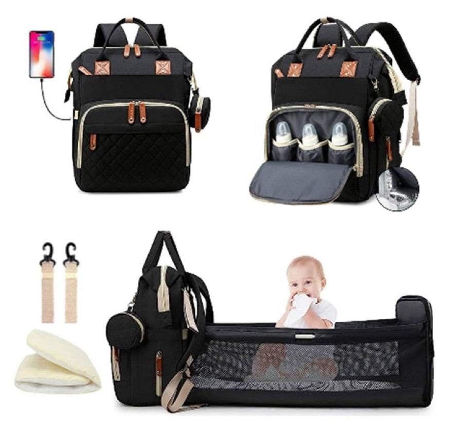 Pañalera con cambiador